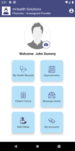 mHealth Solution Screen 2