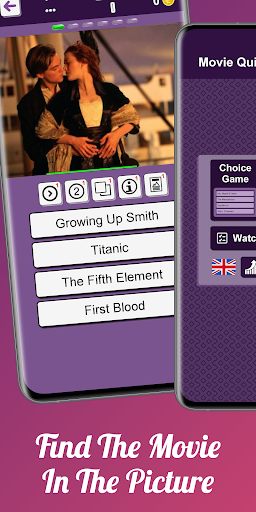 Android application Movie Quiz screenshort