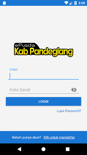 Android application ePusda Kab Pandeglang screenshort