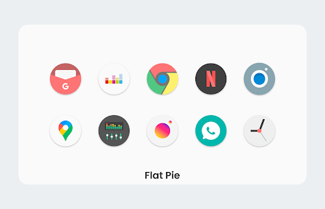 Flat Pie Icon Pack Patched APK 1