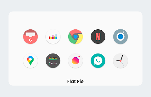 Flat Pie Icon Pack v5.4 APK Patched