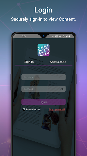 Android application ReadED screenshort