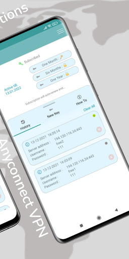 VKA - VPN Keys for Anyconnect Screen 2