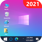Cover Image of 下载 Computer Launcher 2021 – PC & Win 10 Launcher 1.2.1 APK