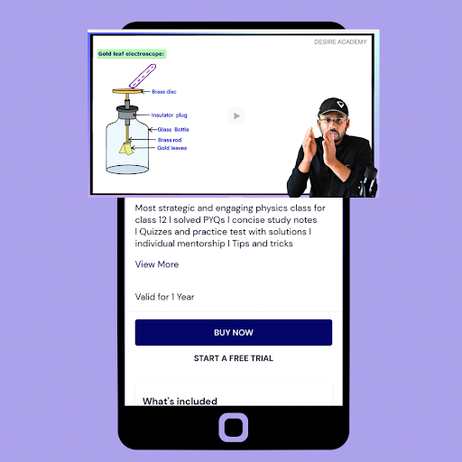 Android application Desire Academy Learning App screenshort