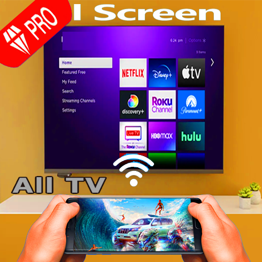 Screen Mirroring for all tv hd logo