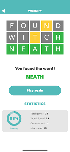 Wordify - Word Challenge - Screenshot 3