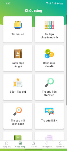 Android application Thư viện tỉnh Khánh Hòa screenshort