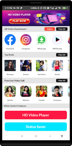 Android application All Video Downloader screenshort
