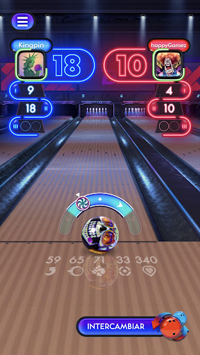 Bowling Fury: Juego de Bowling Captura de Pantalla de la Aplicación Android 1