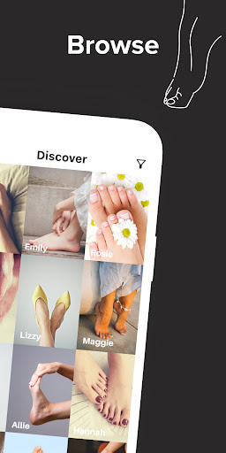 Android application FeetFriend screenshort