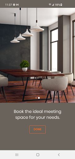 Android application Just Boardrooms screenshort