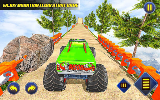 Android application Monster Truck Stunt Games 3D screenshort