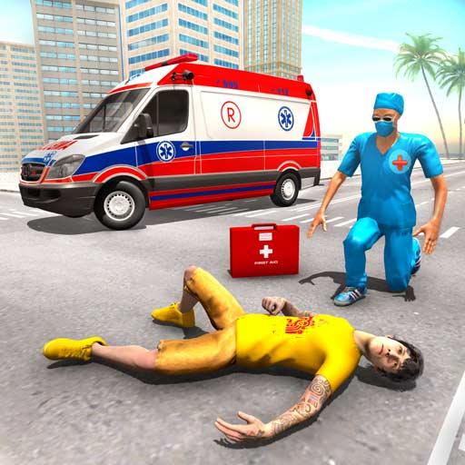 Police Rescue Ambulance Games