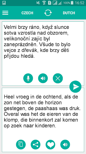 Czech Dutch Translator Screen 2