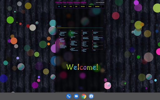 Family Fun Friday Games Night