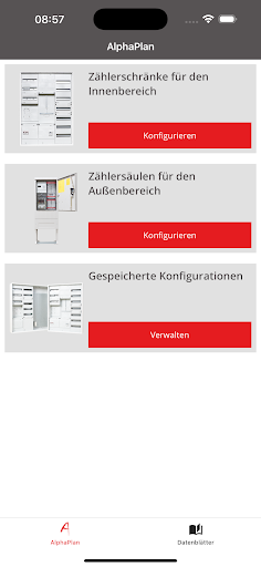 AlphaPlan Zählerkonfigurator