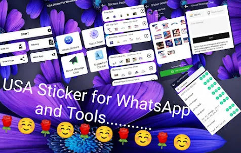USA Stickers for WhatsApp