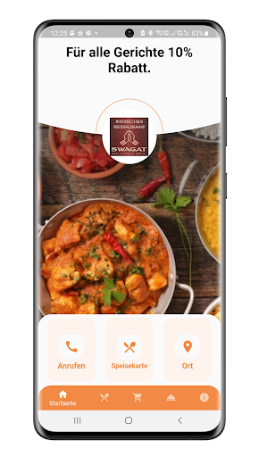 Android application Swagat screenshort