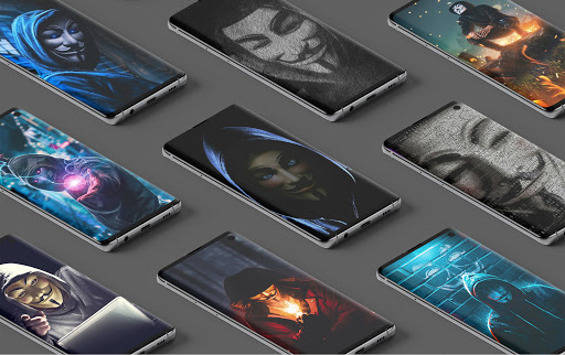 Android application Anonymous Wallpaper screenshort