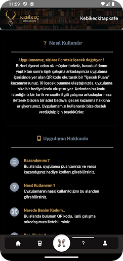 Android application Kebikeç Kitap Kahve screenshort