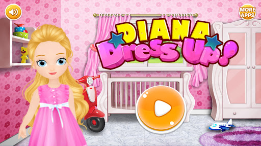 Android application Diana Dress Up Games screenshort
