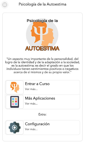 Android application Psicología de la Autoestima screenshort