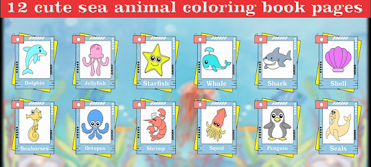 Coloring Dolphins and Sharks