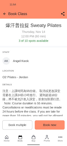 O2 Pilates Screenshot 3 - AppWisp.com