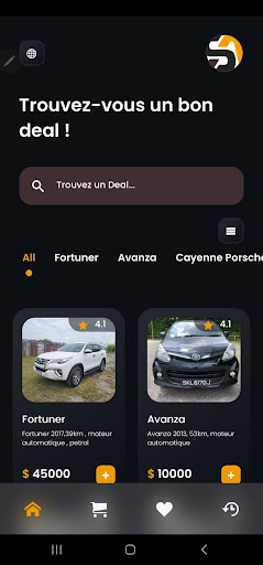 Android application SellAll screenshort