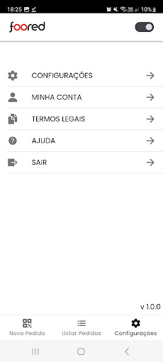 Foored Cliente Screen 2