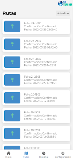 SS Tracker Conductores Screen 3