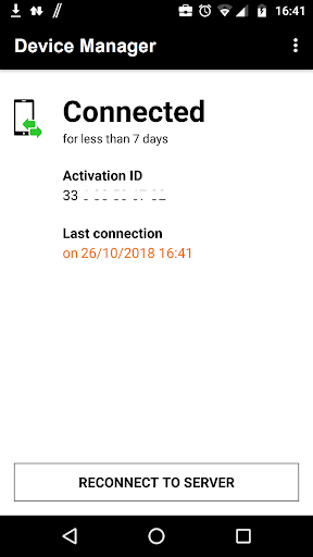 Orange Device Manager | MEA Screen 3