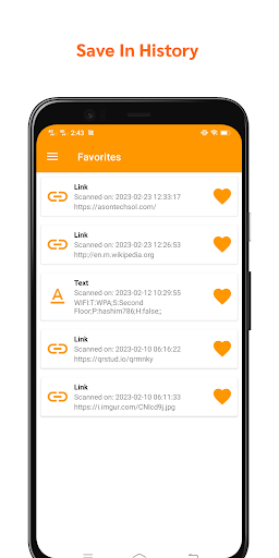 Simple-De Scanner: QR, Barcode Screen 3