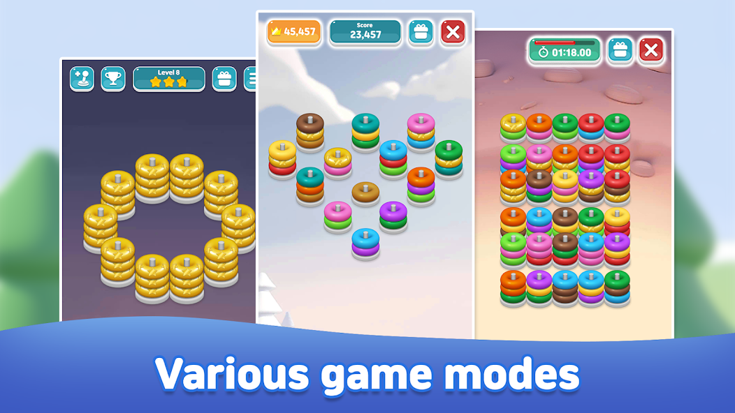 Triple Ring Match 0.0.5 APK + Modificación (Unlimited money) para Android