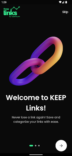 Keeplinks Screen 2