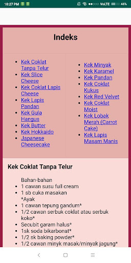 Koleksi Resepi Screenshot