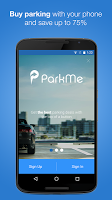 screenshot of INRIX ParkMe