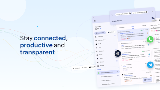 Screenshot of Zoho TeamInbox