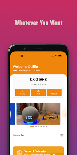Android application Clasta - Delivery & Services screenshort