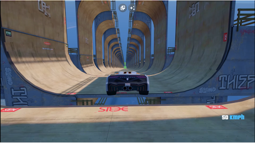 Android application Ramp Mega Car: Ultimate Racing screenshort