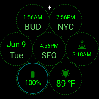 Flower Complication Watch Face Screen 3