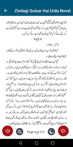 Zindagi Gulzar Hai Urdu Novel Screen 3