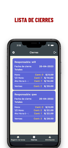 Tiempo Eficaz Screen 3