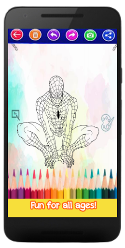 Super Hero Coloring Book