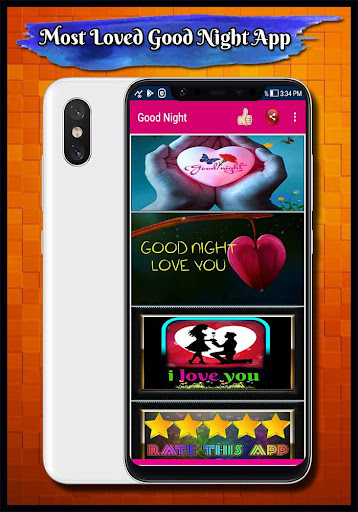 Android application Good Night Love Images screenshort