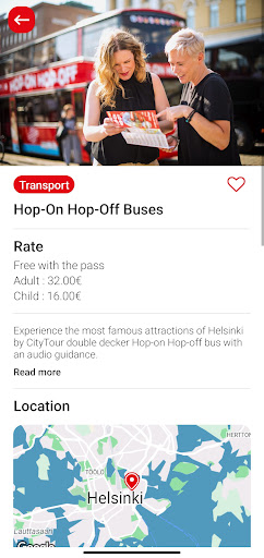 Helsinki City Pass Screen 3