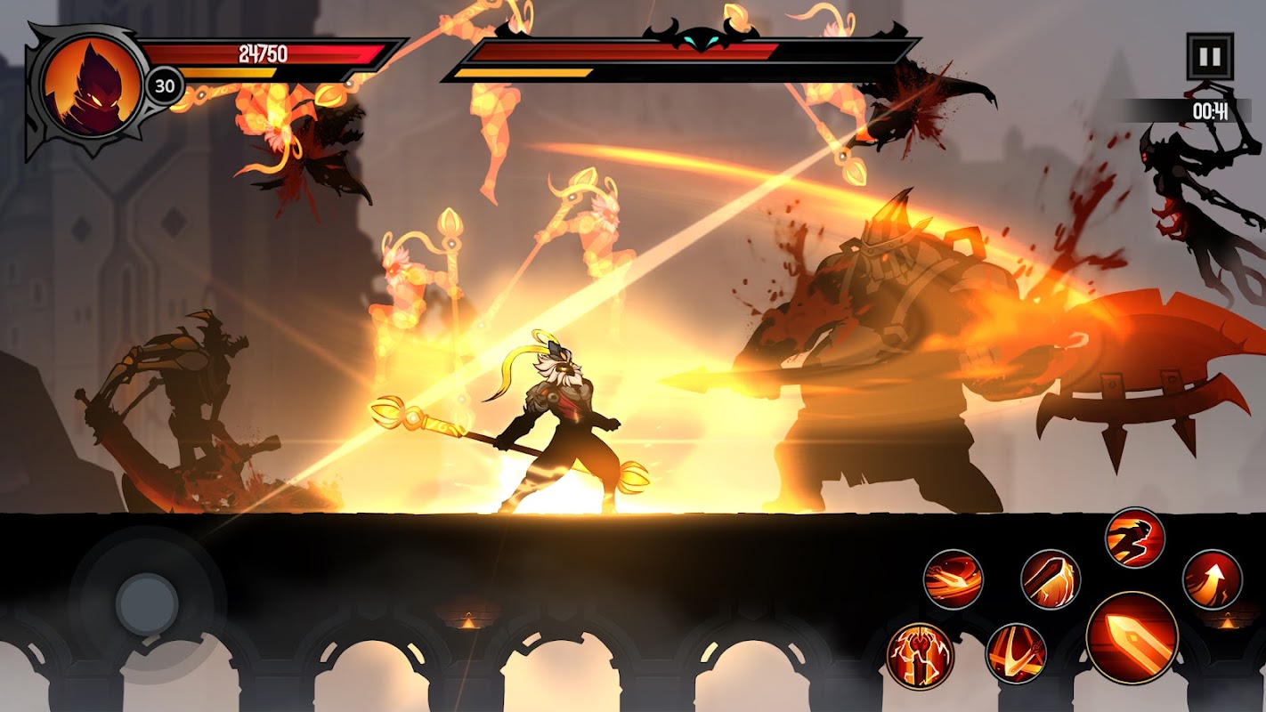 Shadow Knight: Ninja Game War Mod