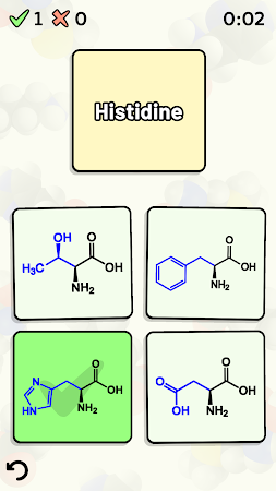 Game screenshot Amino Acid Quiz mod apk