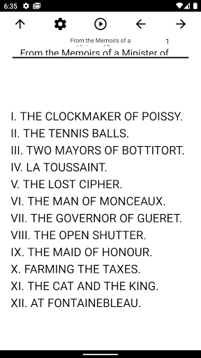 Android application Book, From the Memoirs of a Mi screenshort